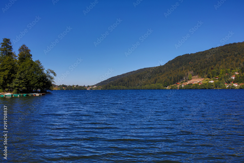 the Gerardmer lake in France