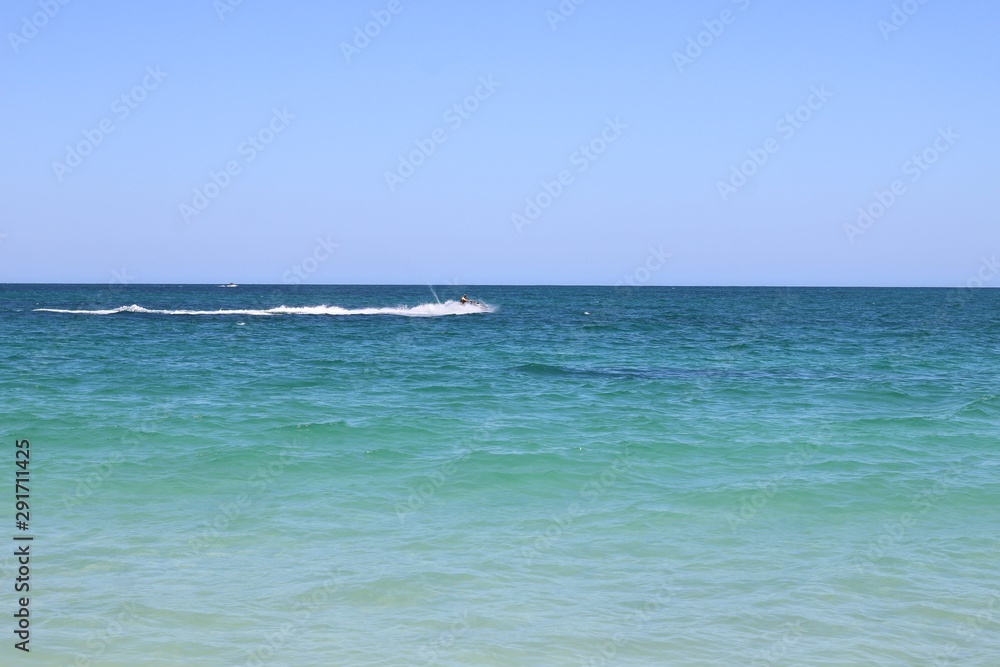 sea and blue sky