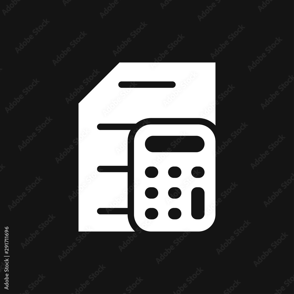 Accounting vector icon. Business and financial symbol Accounting vector icon. Business and financial symbol