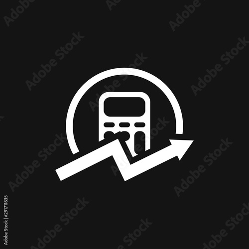 Accounting vector icon. Business and financial symbol
