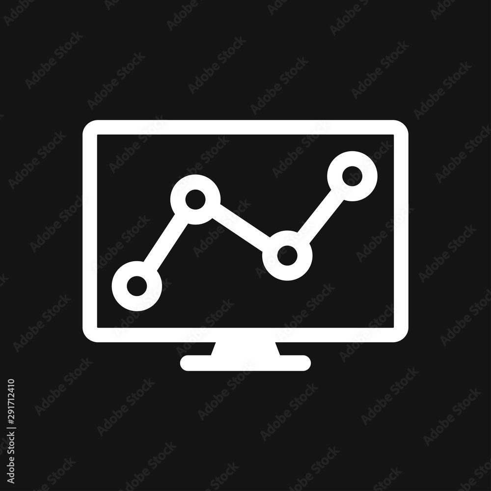 Analytics icon. Vector illustration style is flat iconic symbol Analytics icon. Vector illustration style is flat iconic symbol