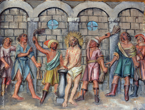 Flagellation of Christ Fototapet