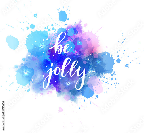Be jolly lettering