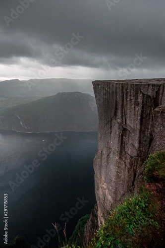 preikestolen cliff in norway
