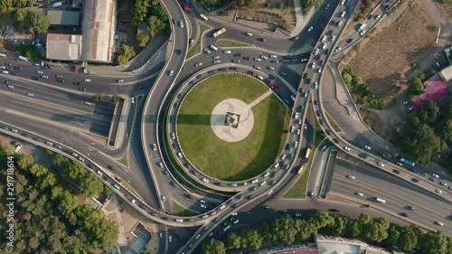 Car interchange with a drone