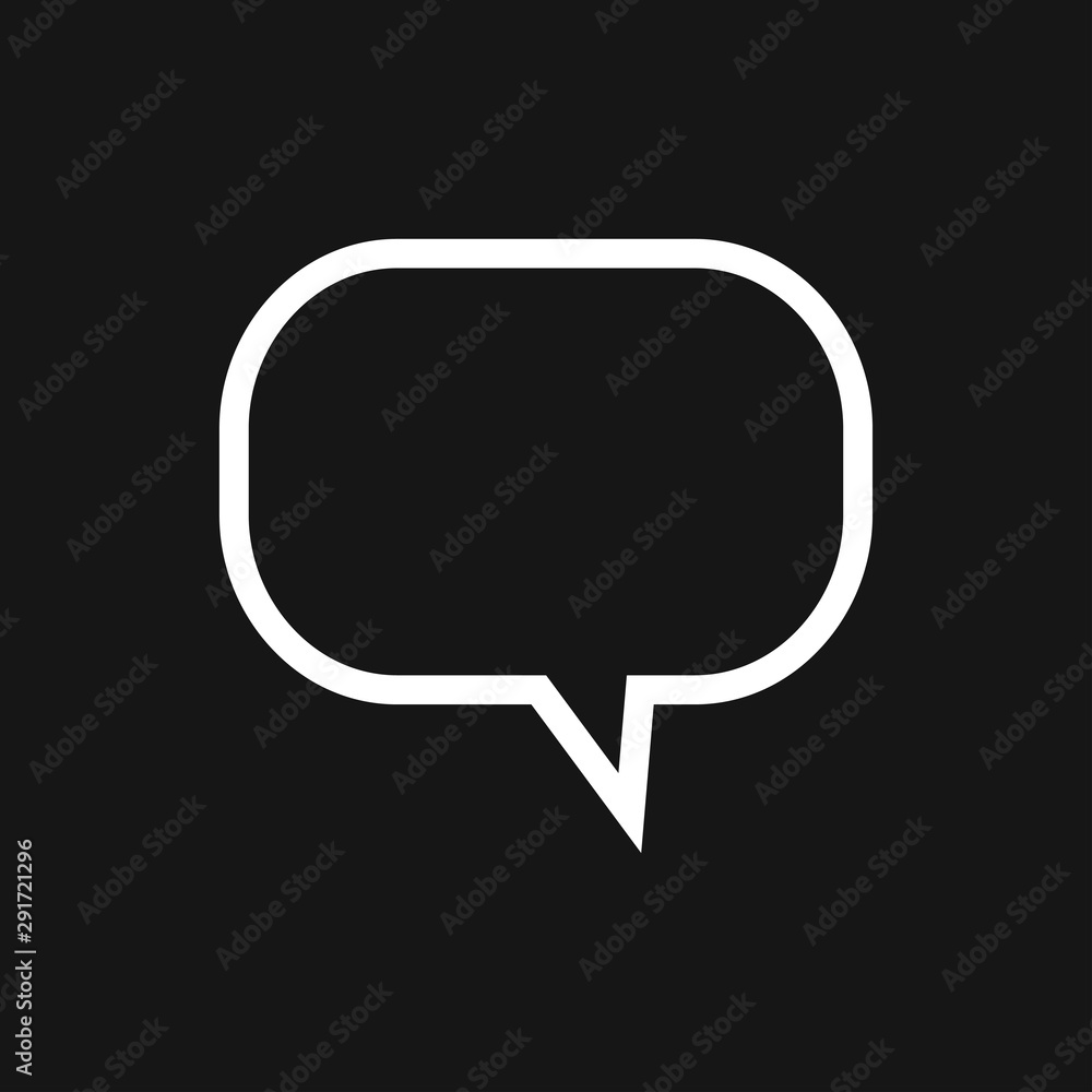 Naklejka premium Speech bubble icons on background. Vector illustration.
