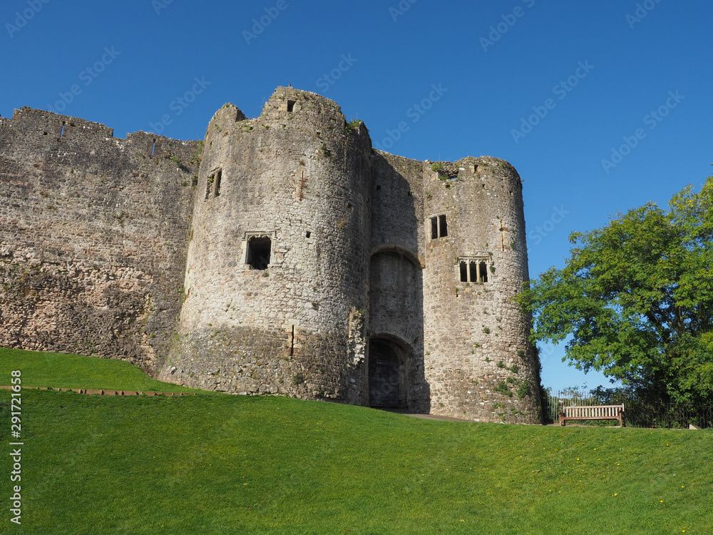 Chepstow Castle ruins in Chepstow Chepstow Castle ruins in Chepstow