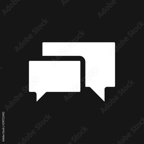 Speech bubble icons on background. Vector illustration.