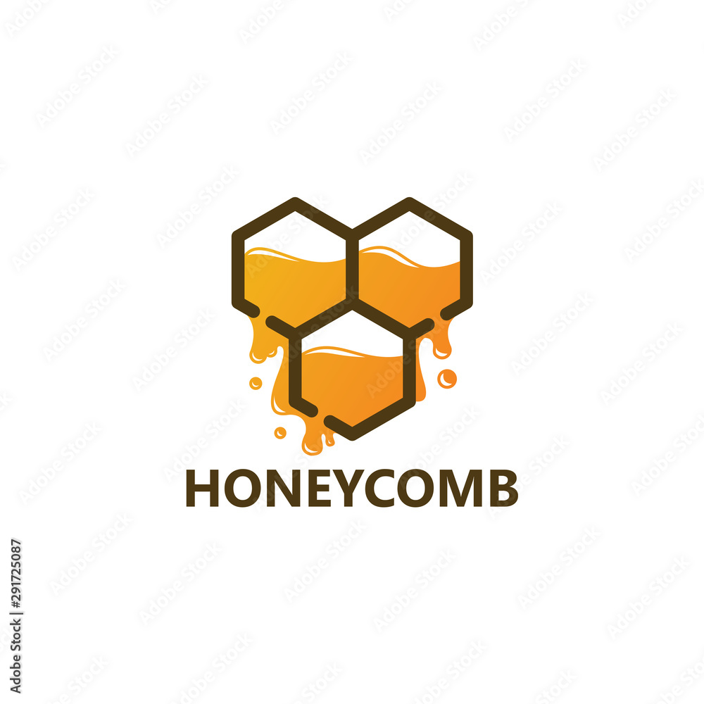 Modern Honeycomb Logo Template Design Modern Honeycomb Logo Template Design