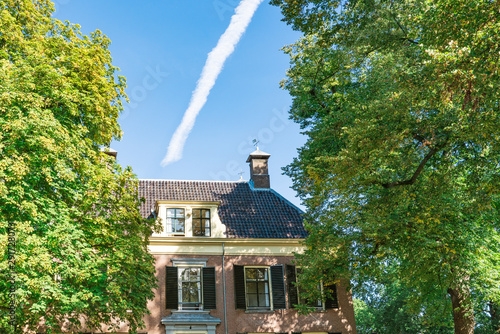 building at recreation park Ameliswaard Rhijnauwen. Bunnik, The Netherlands photo