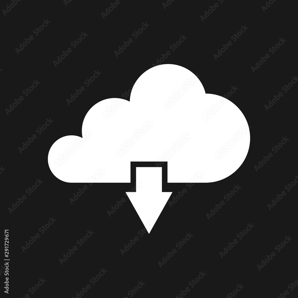 Cloud icon, outline and solid vector illustration Cloud icon, outline and solid vector illustration
