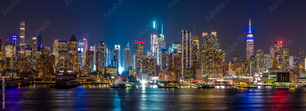New York City Manhattan midtown buildings skyline 2019 September