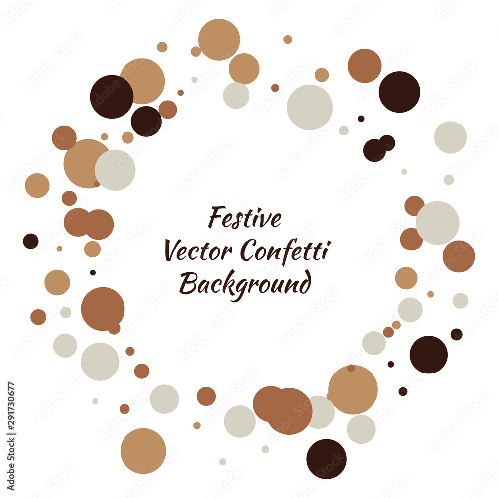 Festive color round confetti background. Square frame confetti texture for holiday, postcard, poster, website, carnivals, birthday and children's parties. Cover confetti mock-up. Wedding card layout Festive color round confetti background. Square frame confetti texture for holiday, postcard, poster, website, carnivals, birthday and children's parties. Cover confetti mock-up. Wedding card layout