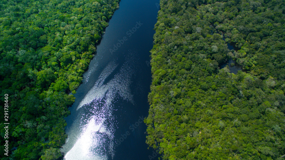 Amazon river in Brazil 