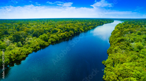 Amazon river in Brazil  photo