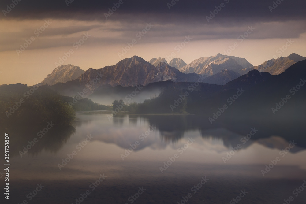 Obraz premium paesaggio fiabesco