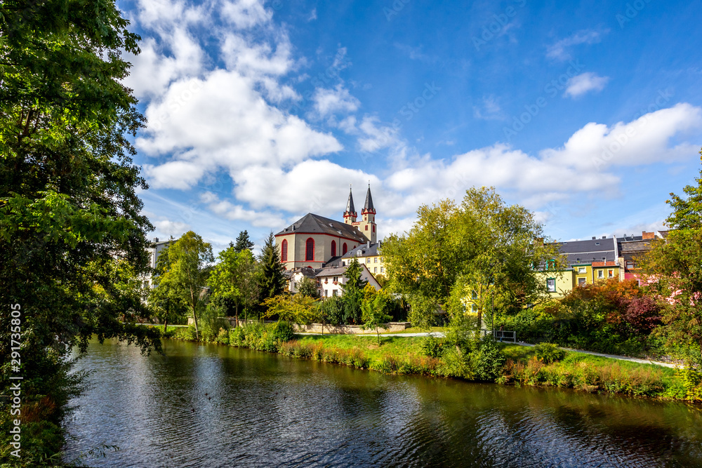 Michaeliskirche, Hof an der Saale, Bayern, Deutschland 