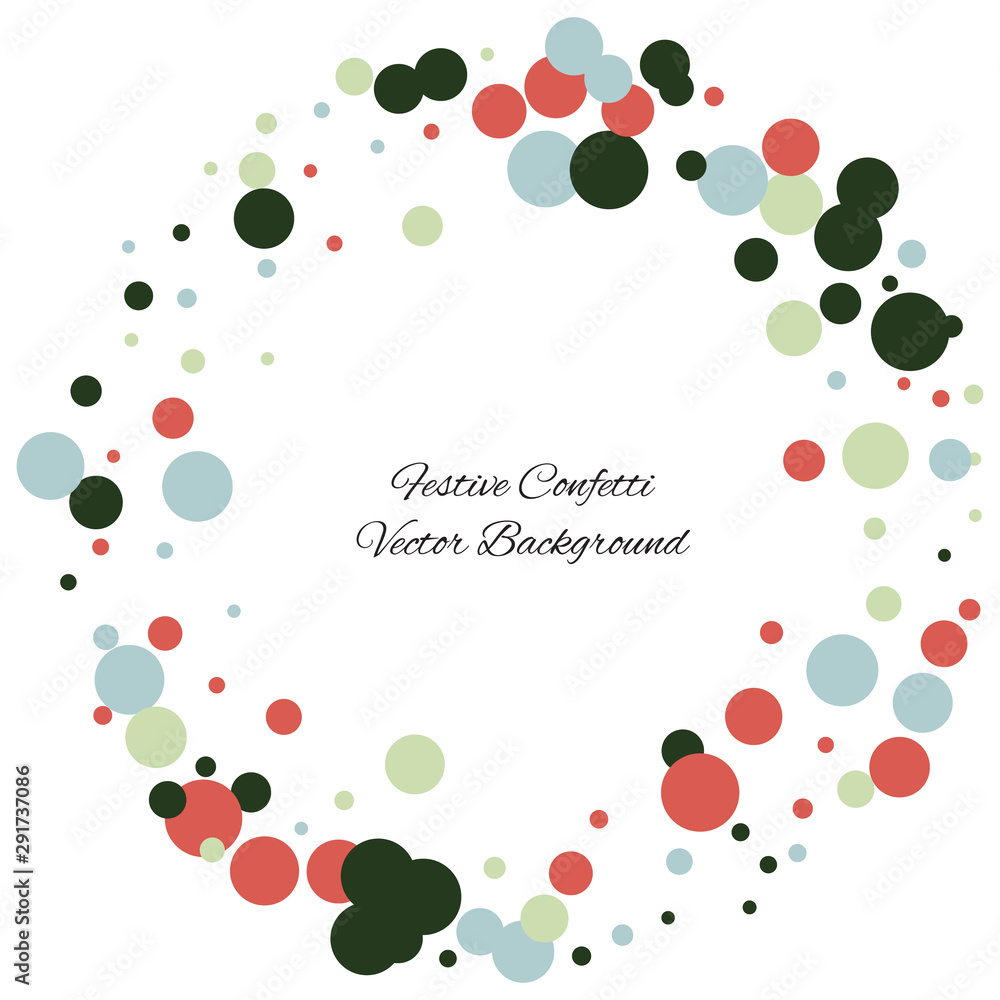 Festive color round confetti background. Square frame confetti texture for holiday, postcard, poster, website, carnivals, birthday and children's parties. Cover confetti mock-up. Wedding card layout Festive color round confetti background. Square frame confetti texture for holiday, postcard, poster, website, carnivals, birthday and children's parties. Cover confetti mock-up. Wedding card layout