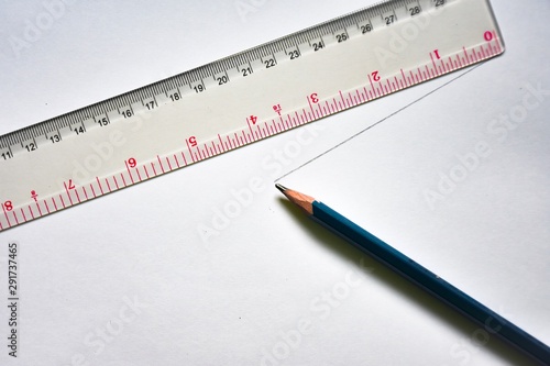 pencil and ruler