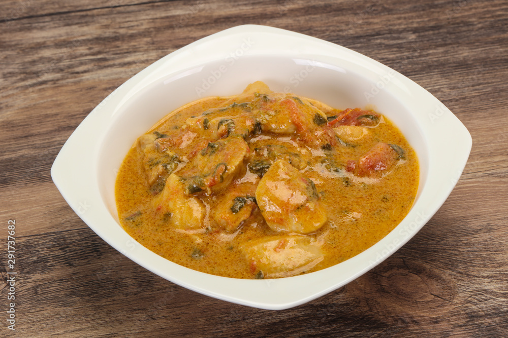 Traditional thai curry chicken soup Traditional thai curry chicken soup