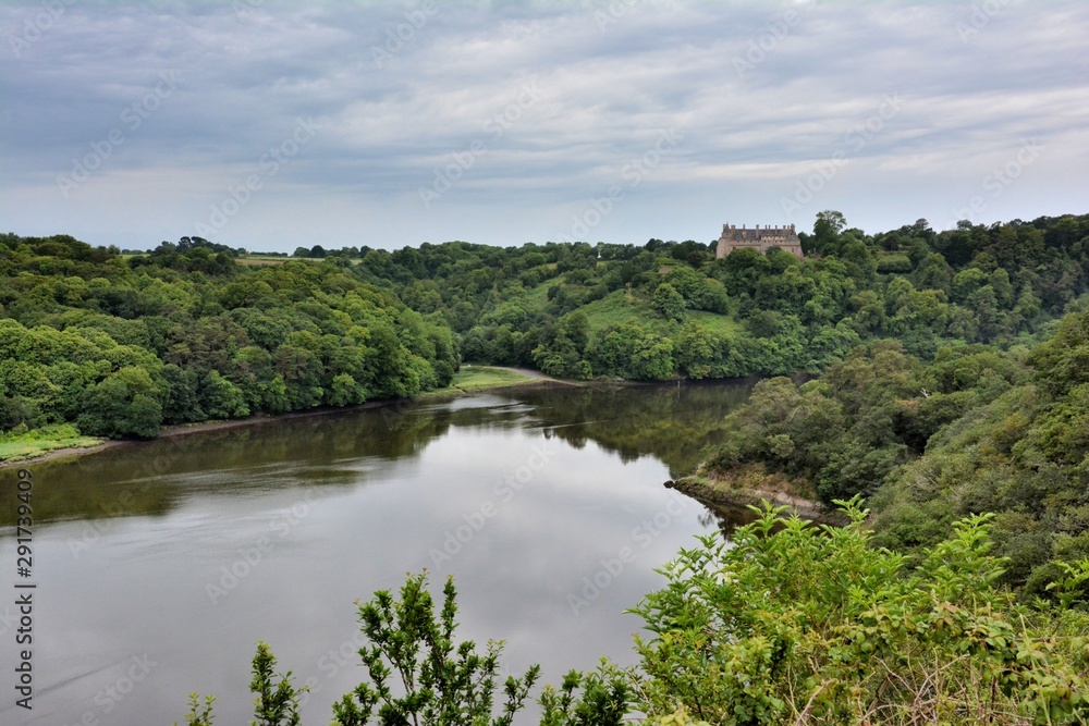 Paysage de la vallée du Trieux en Bretagne