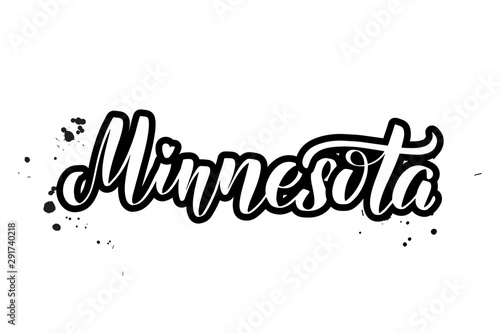 Vector calligraphy illustration isolated on white background