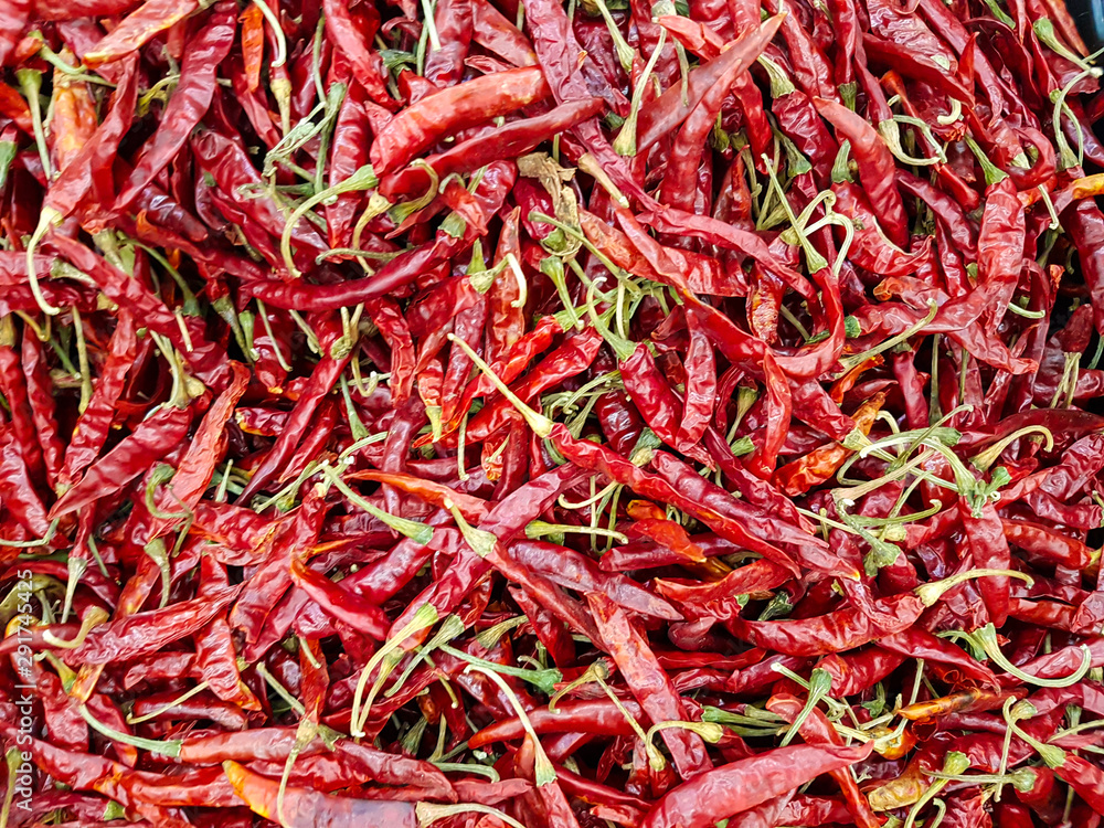  dried chilli yummy for background