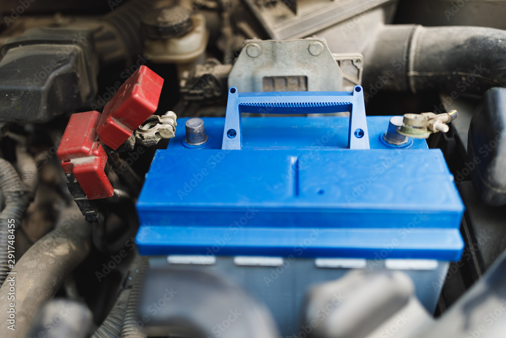 new lead-acid automotive electric battery replacement in old car new lead-acid automotive electric battery replacement in old car