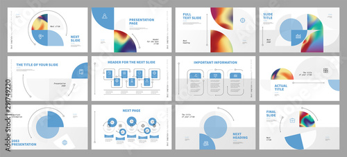 Presentation template design