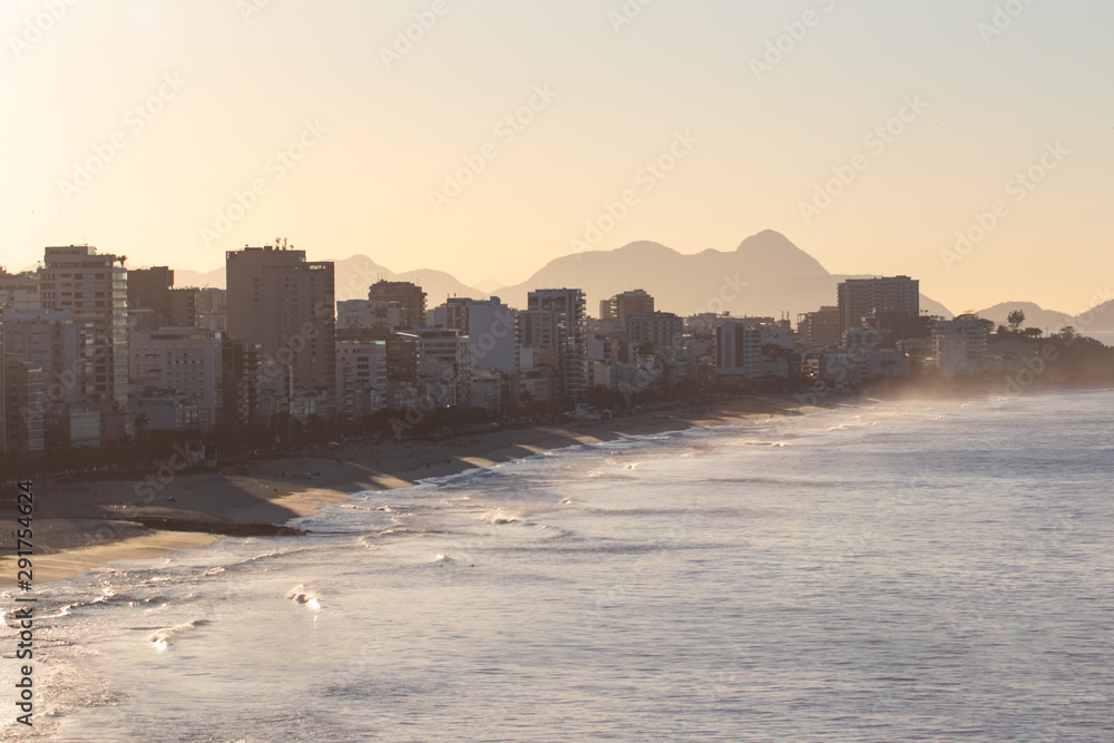 Beach at sunrise