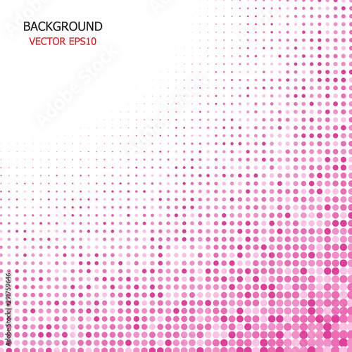 dotted pink tones lined vector background