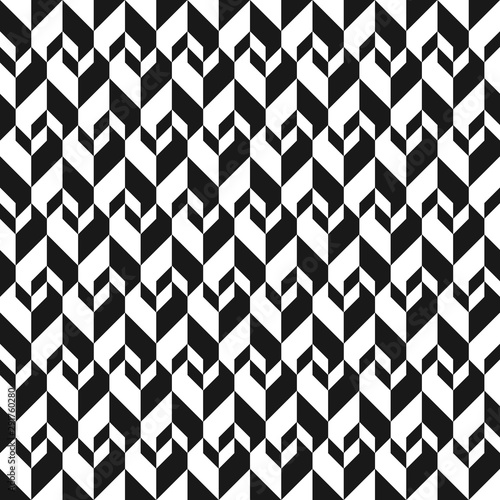 Seamless abstract geometric pattern with weaving