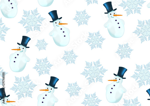 seamless pattern winter