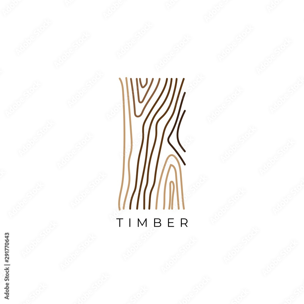 wood grain logo design concept wood grain logo design concept