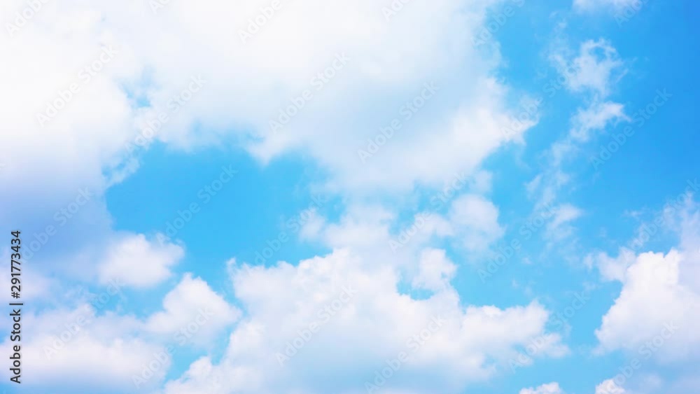 (Time lapse )Beautiful cloudy sunset,view of clouds and beautiful sky, weather, rainstorm,	