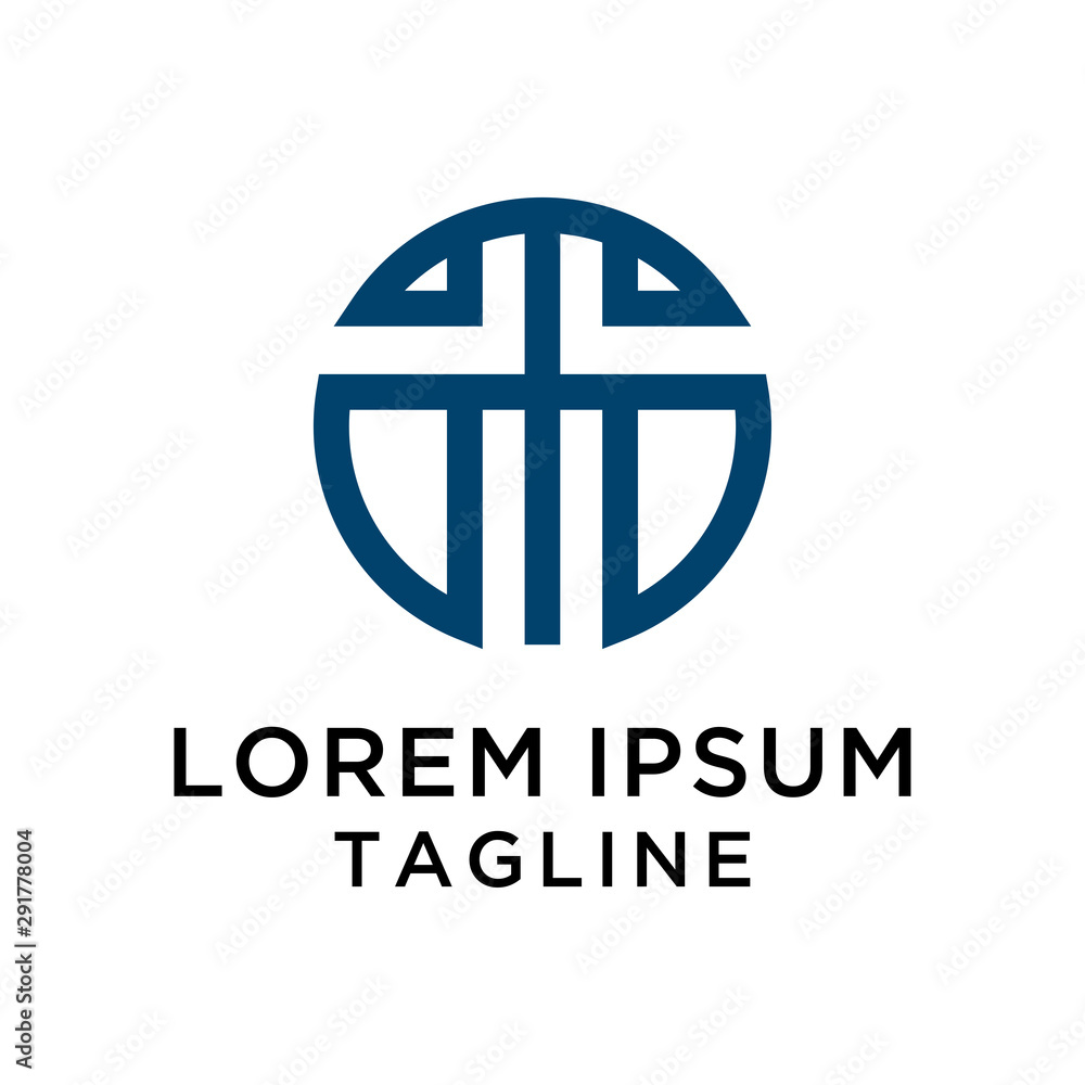Obraz premium initial letter logo T Lawyers logo template