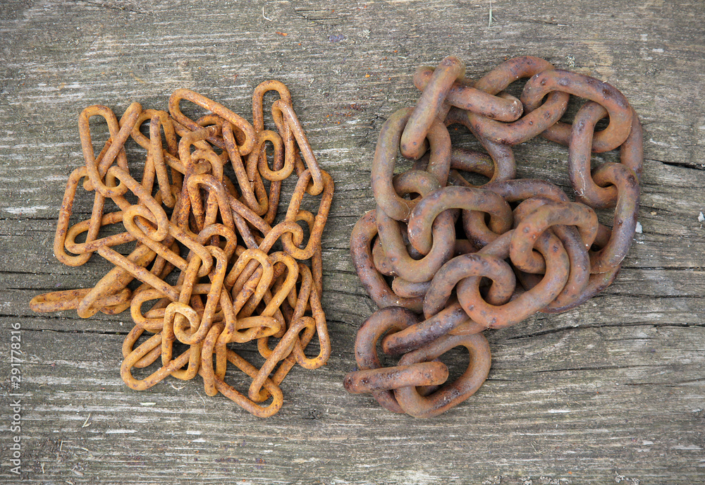 Old rusty chain Old rusty chain