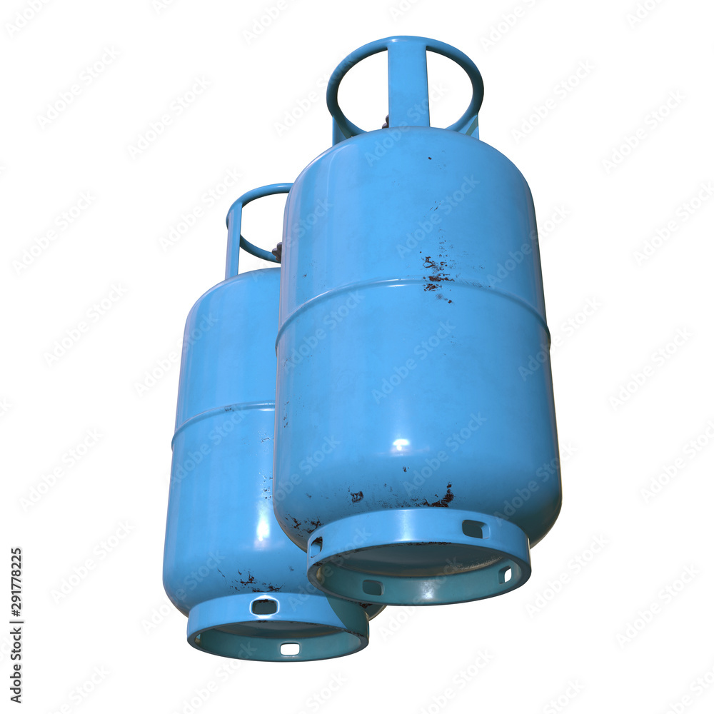 Gas cylinder lpg tank gasbottle. Propane gascylinder balloon