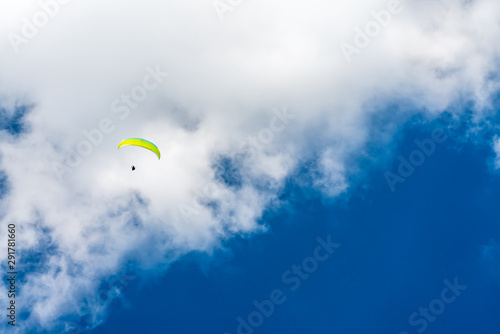 Paragliding in a cloudy sky © DZiegler