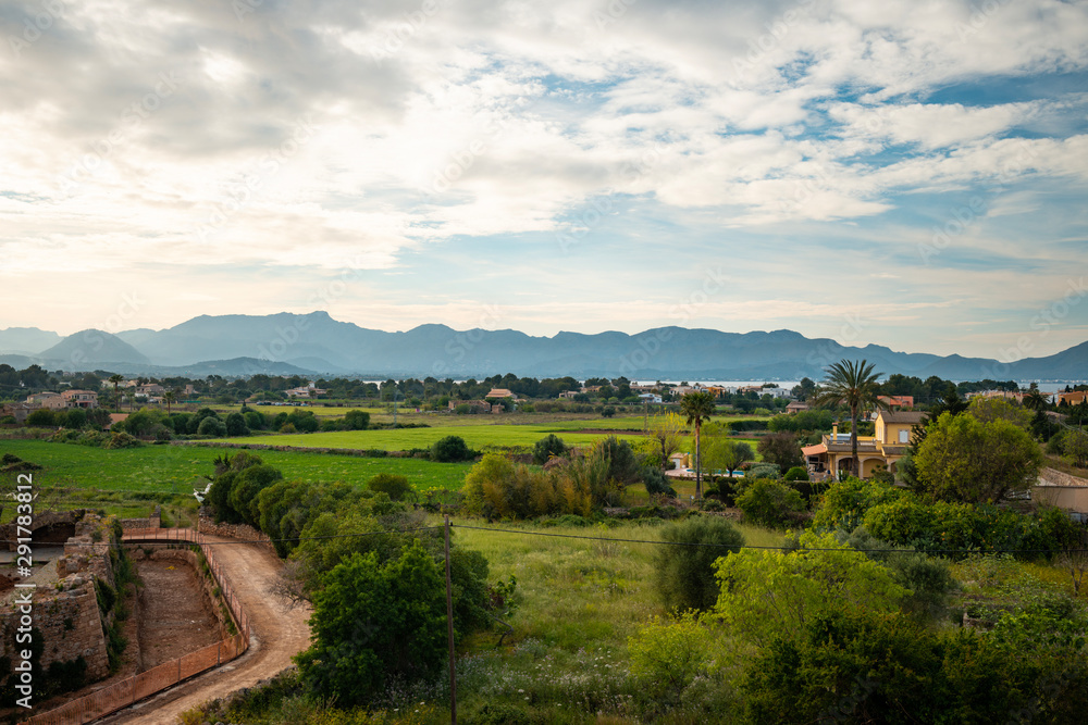 panorama of the village