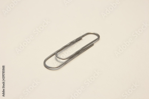  large paper clips 50mm on a white background
