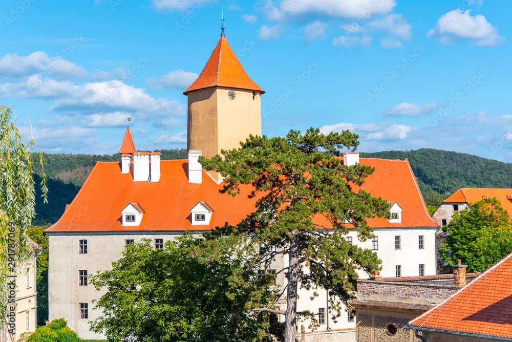 Veveri medieval castle near Brno, South Moravia, Czech Republic