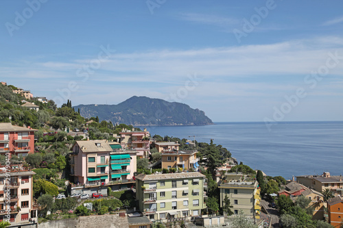 Italy. Cinque Terre. Bogliasco. City view