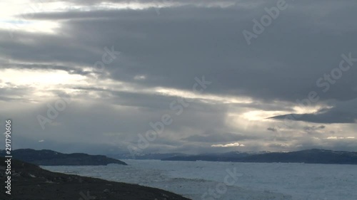 Tundra landscape timelapse, wide