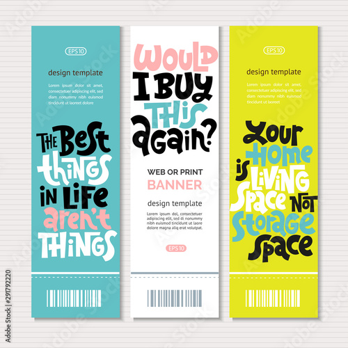Decluttering quotes lettering