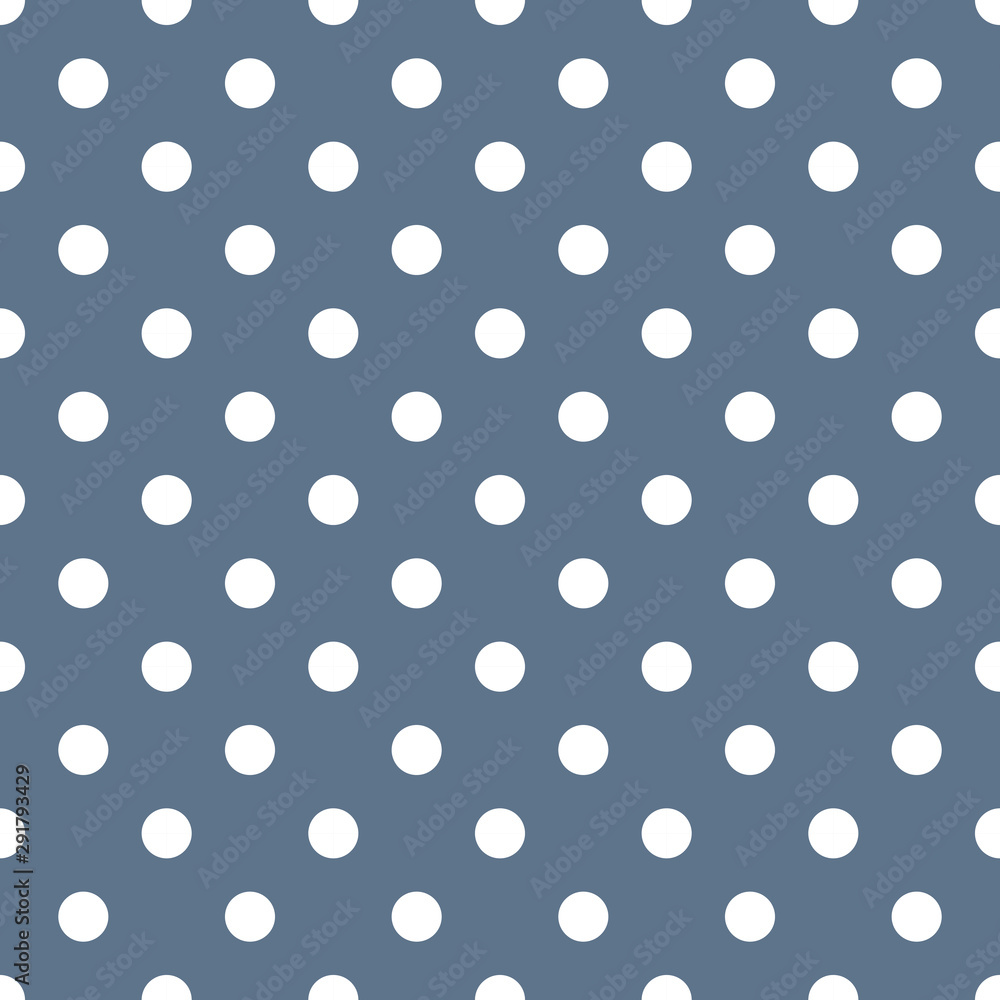 White polka dot repeated pattern on cyan-blue background vector White polka dot repeated pattern on cyan-blue background vector