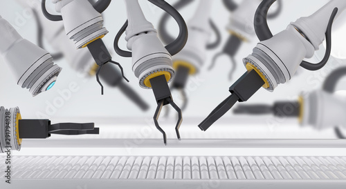 autonomous robot arms and c...