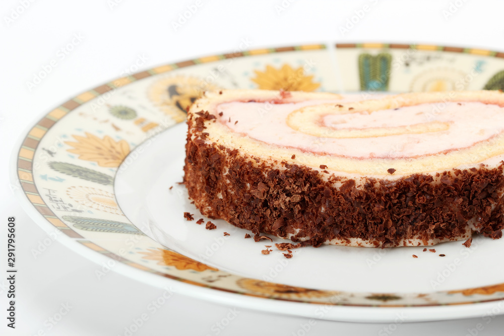 Piece of Yogurt cream cake Piece of Yogurt cream cake