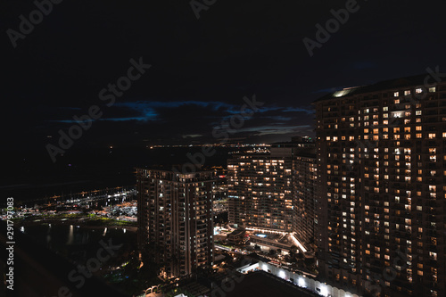Beach Night Skyline