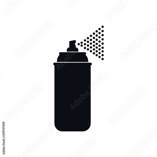 Spray can icon on white background. Vector illustration